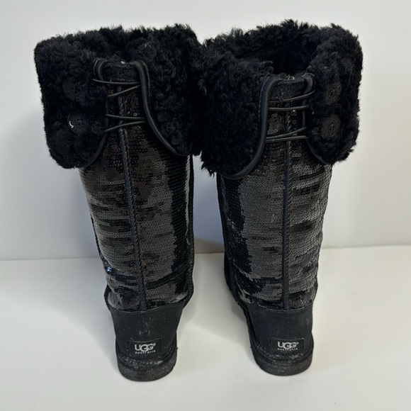 Ugg over the knee Bailey Buttons sequin sparkles boots - Picture 6 of 14